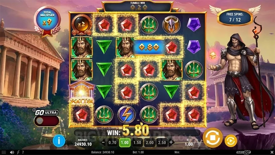 Live dealer presenting a game of blackjack